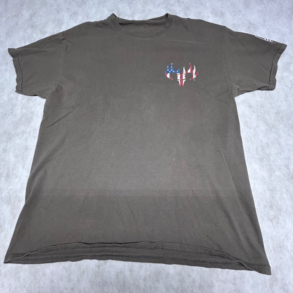 Patriotic American Flag Dogs T-Shirt Land of the Free Graphic Tee